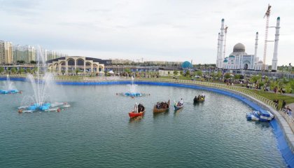 Түркістанда жасанды көлі бар демалыс аймағы ашылды