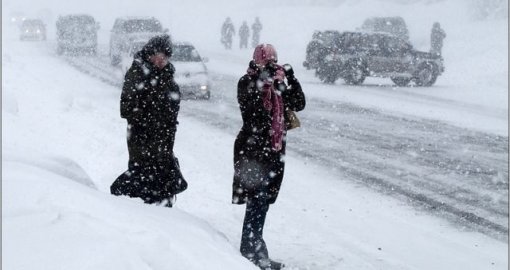 Еліміздің солтүстігінде 12 сағат бойы қар жауып, көліктер қозғалысы қиындады