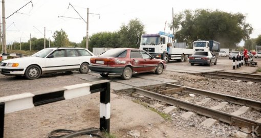 Темір жол өткелі жабылды: Шамалған стансасы маңында қозғалыс өзгереді