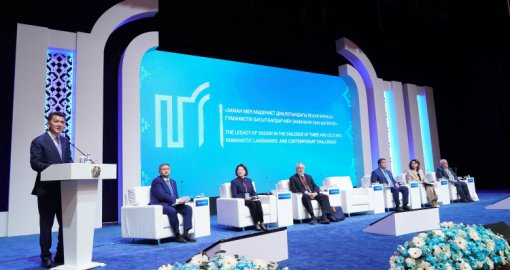 Мемлекеттік кеңесші Түркістанда өтіп жатқан халықаралық симпозиумның ашылуына қатысты