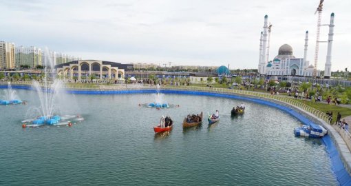 Түркістанда жасанды көлі бар демалыс аймағы ашылды