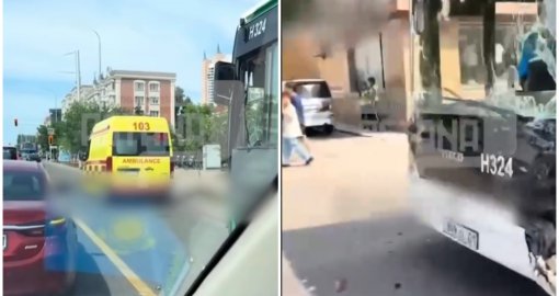 Астанада тағы да автобус апатқа ұшырады