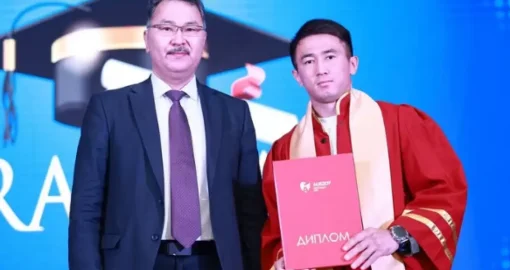 Әлем чемпионы Махмұд Сабырхан ғылым магистрі атанды