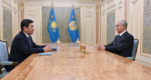Тоқаев Мәжіліс Төрағасы Ерлан Қошановты қабылдады