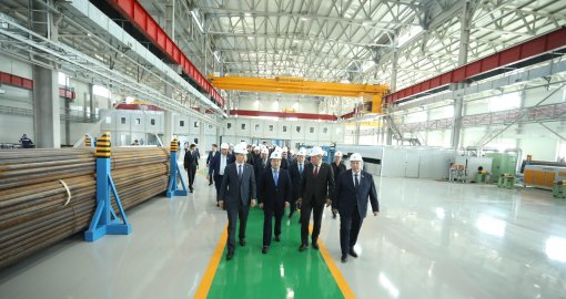 Жаңаөзен қаласында мұнай-газ саласына арналған жаңа зауыт ашылды