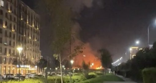 Шымкентте мерекеге орай атылған отшашу соңы өртке ұласты