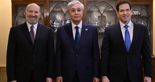 Тоқаев АҚШ Мемлекеттік хатшысы Марк Рубиомен және Трамп Әкімшілігінің өкілдерімен кездесті