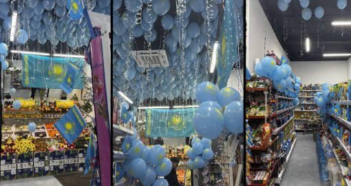 Елордадағы дүкен Тәуелсіздік күніне орай ерекше безендіріліп, жұрттың алғысына бөленді