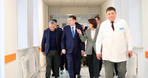 Риддер қаласында көпсалалы аурухана кешенінің құрылысы аяқталды