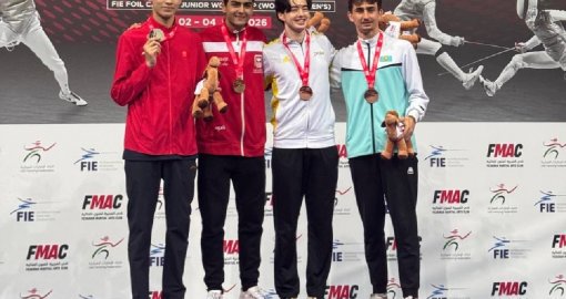 Күміс пен қола: алматылық семсерлесушілер жасөспірімдер арасындағы әлем кубогында жүлдегер атанды