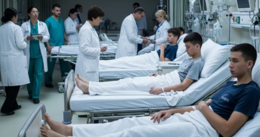 Меркі ауданында 22 жасөспірім спортшы ауруханаға түсіп қалды