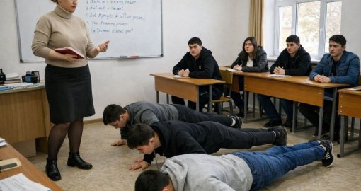 Сабақта жазаланған студент ауруханаға түсті: Атырауда мұғалімнің үстінен іс қозғалды