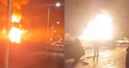 Ақтөбе қаласында жанармай бекетінде газ жарылып, алапат өрт болды