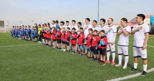 Алматы облысында  спорт пен өнер жұлдыздарының қатысуымен футболдан шоу-матч өтті