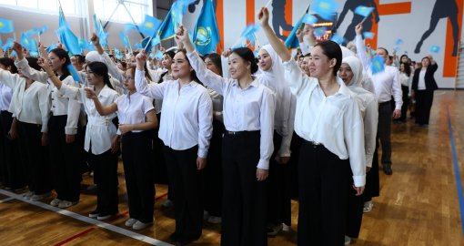 Ұлытауда жаңа Конституцияны қолдауға арналған форумға мыңға жуық жас жиналды