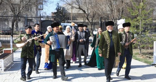 Түркістан облысының аудан-қалаларында Көрісу күніне орай челлендж өтті