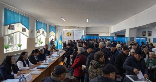 Жамбыл облысында референдумда дауыс берушілердің қарасы қалың