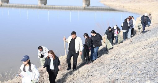 Қызылордада «Мөлдір бұлақ» ауқымды экологиялық акциясы өтті