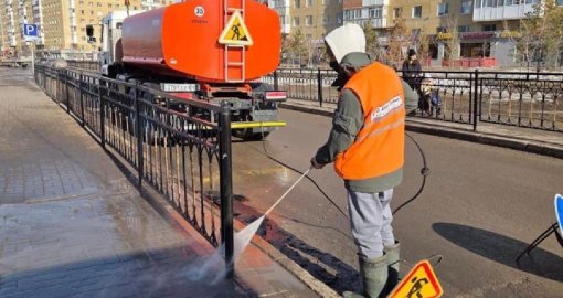 Астанада көктемгі жалпы тазалық жұмысы жүріп жатыр