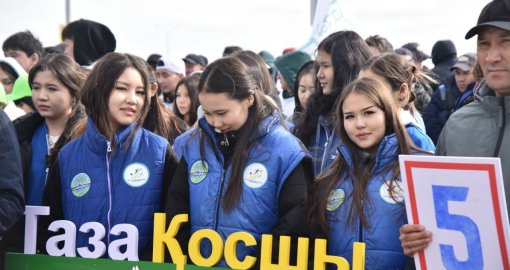 Қосшы қаласында «Таза Қазақстан» бағдарламасы аясында экологиялық жүгіру өтті