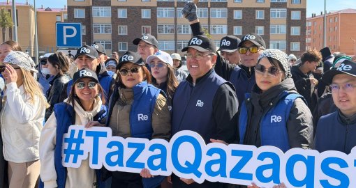 «Таза Қазақстан» Көкшетауда: қала тұрғындары ортақ іске бірікті