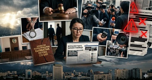 Журналистер сөз бостандығын шектейтін 274-бапты қайта қарауды сұрайды