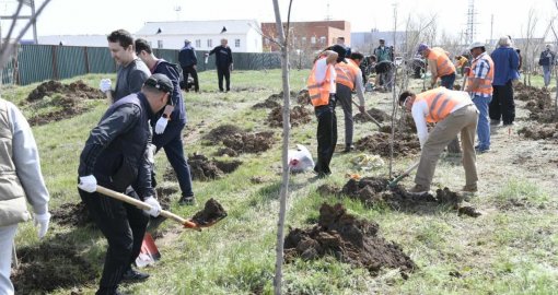 Астананың Ататүрік саябағында жалпықалалық экоакция өтті