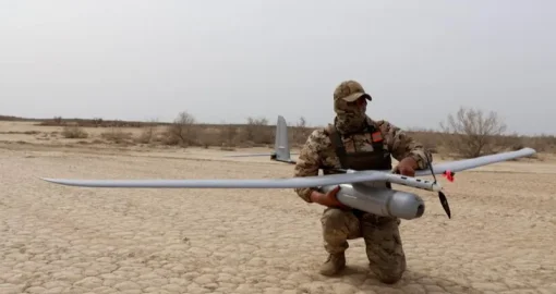 Ақтөбе облысында дрон құлап, өрт шықты