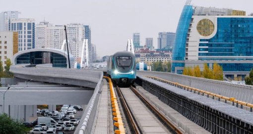 Астанада LRT жобасының Қосшы бағытындағы құрылысы басталды