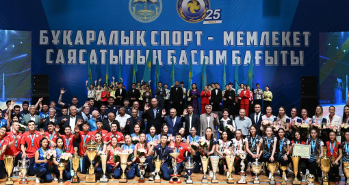 Жетісуда жергілікті воллейбол клубы 25-жылдығын дүркіретіп атап өтті