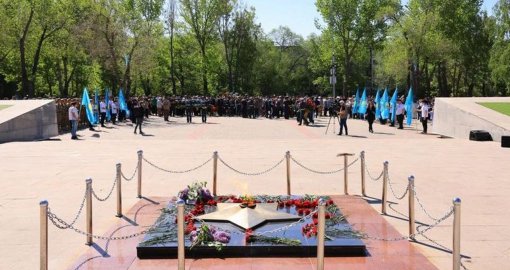 Қарағанды облысында Ұлы Отан соғысына қатысушылардың рухына тағзым етілді