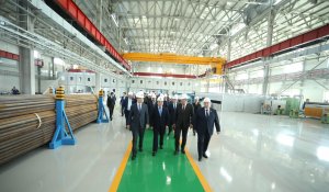 Жаңаөзен қаласында мұнай-газ саласына арналған жаңа зауыт ашылды