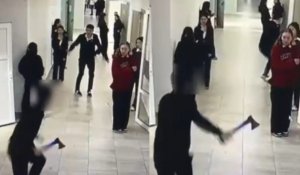 Құлсарыда құрдастарын мектепте балтамен қуған оқушы ұсталды