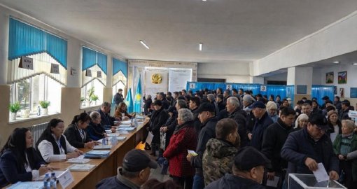 Жамбыл облысы Қордай ауданының №240 референдум учаскесі өз жұмысын заң талаптарына сай атқаруда